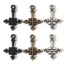 Picture of Zinc Based Alloy Religious Charms Multicolor Cross 16mm x 11mm