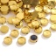 Picture of 304 Stainless Steel Beads For DIY Jewelry Making Flat Round Cabochon Settings