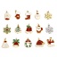 Immagine di 1 Pz 304 Acciaio Inossidabile Natale Charms Smalto