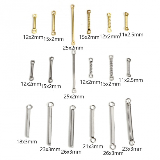Picture of 304 Stainless Steel Connectors Charms Pendants Sticks