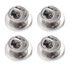 Image de 10 Pcs Broches Accessoires en 304 Acier Inoxydable Argent Mat Cabochon Rapportable