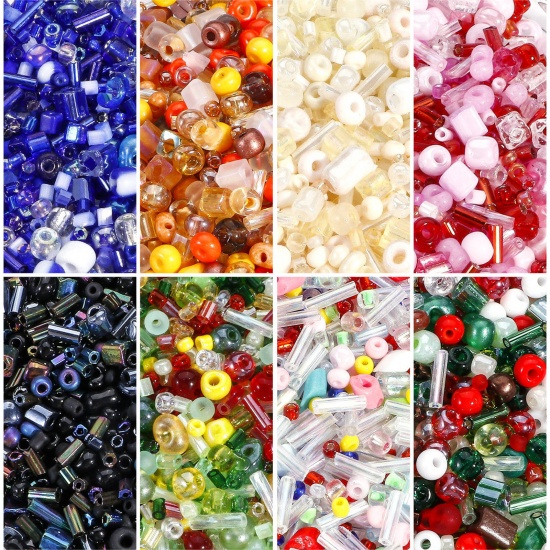 Picture of 20 Grams Glass Seed Beads At Random Mixed