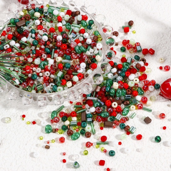 Picture of 20 Grams Glass Seed Beads At Random Mixed