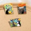 Picture of Retro Pin Brooches Cat Animal Painting Multicolor Enamel