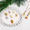 Imagen de 1 Unidad Enchapado al Vacío Ecológico 304 Acero Inoxidable Elegante Colgantes Charms Árbol de Navidad Multicolor Muñeco de nieve Navidad Esmalte