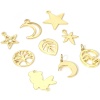 Bild von 1 Stück Messing Charms 18K Echtgold plattiert