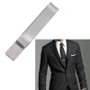 Picture of 304 Stainless Steel Blank Stamping Tags Men Necktie Tie Clips