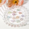 Picture of Zinc Based Alloy Charms Multicolor Sakura Flower Enamel 12mm x 10mm