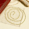 Picture of 1 M Vacuum Plating 304 Stainless Steel Enamel Lips Chain For Handmade DIY Jewelry Making Findings Gold Plated 2mm