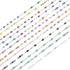 Picture of 304 Stainless Steel Enamel Lips Chain For Handmade DIY Jewelry Making Findings Silver Tone 2mm