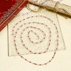 Picture of 304 Stainless Steel Enamel Lips Chain For Handmade DIY Jewelry Making Findings Silver Tone 2mm
