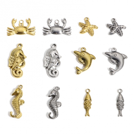Image de 1 Pièce Pendentifs en 304 Acier Inoxydable Bijoux d'Océan