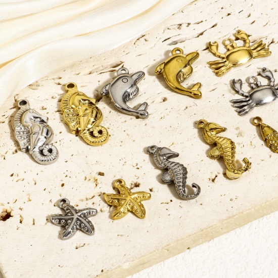 Image de 1 Pièce Pendentifs en 304 Acier Inoxydable Bijoux d'Océan