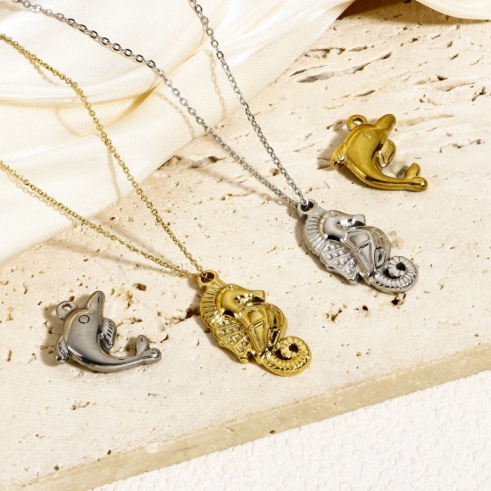Image de 1 Pièce Pendentifs en 304 Acier Inoxydable Bijoux d'Océan