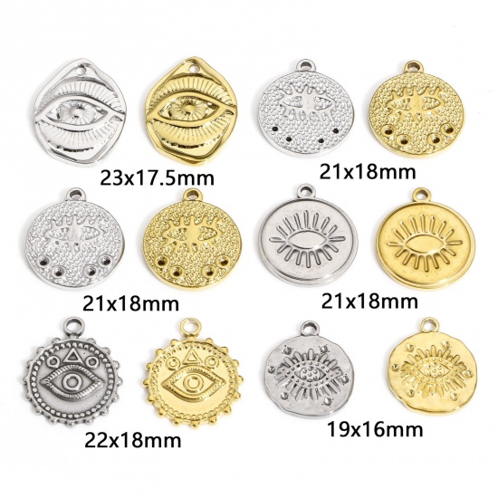 Imagen de 1 Unidad 304 Acero Inoxidable Religión Colgantes Charms