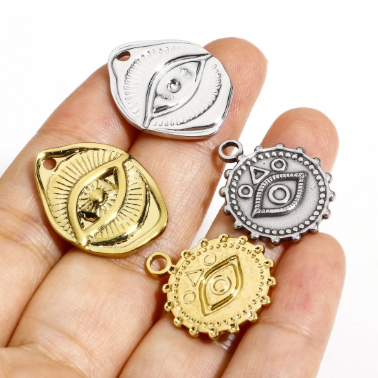 Imagen de 1 Unidad 304 Acero Inoxidable Religión Colgantes Charms