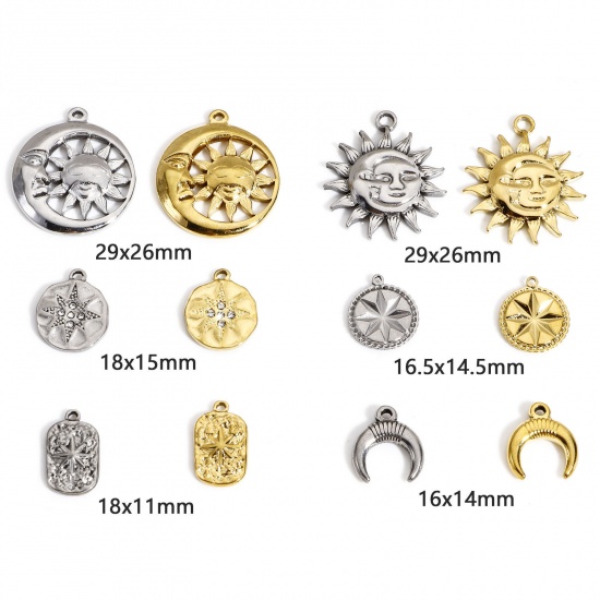 Picture of 304 Stainless Steel Galaxy Charms