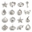Picture of 304 Stainless Steel Pendants Silver Tone 3D