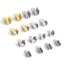Picture of 304 Stainless Steel Cord End Caps For Necklace Bracelet Jewelry Making Rectangle