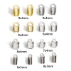 Picture of 304 Stainless Steel Cord End Caps For Necklace Bracelet Jewelry Making Rectangle