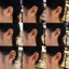 Imagen de 1 Unidad 304 Acero Inoxidable Ear Cuffs Clip Wrap Pendientes 18K Oro lleno