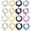 Picture of 304 Stainless Steel Hoop Earrings For DIY Jewelry Making Accessories Round With Loop 15mm x 13mm