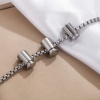 Picture of 304 Stainless Steel Buckle Fastener For Adjustable Mask Rope Accessory Cylinder 8.5mm x 6.8mm