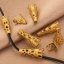 Image de 10 Pcs Coupelles de Perles en 304 Acier Inoxydable Entonnoir (Convenable à Perle 8mm)