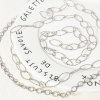 Picture of Eco-friendly Vacuum Plating 304 Stainless Steel Link Chain For Handmade DIY Jewelry Making Findings Real Platinum Plated