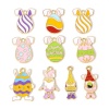 Picture of Zinc Based Alloy Easter Day Charms Gold Plated Easter Egg Pixie Elf Enamel