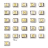 Picture of 304 Stainless Steel Italian Charm Links For DIY Bracelet Jewelry Making Silver Tone Golden Rectangle Initial Alphabet/ Capital Letter Message " A-Z " Enamel 10mm x 9mm
