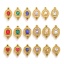 Immagine di 1 Pz Placcatura Sottovuoto Ecologica 304 Acciaio Inossidabile Pendenti Charms Connettori Geometrica Colore Oro 18K