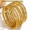 Picture of Eco-friendly Vacuum Plating 304 Stainless Steel Bangles Bracelets