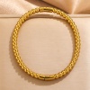 Picture of Eco-friendly Vacuum Plating 304 Stainless Steel Bangles Bracelets