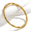 Picture of Eco-friendly Vacuum Plating 304 Stainless Steel Bangles Bracelets