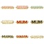Immagine di 1 Pz Ottone Festa Della Mamma Pendenti Charms Connettori Accessori 18K Vero Oro Placcato Multicolore Smalto