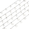 Picture of 304 Stainless Steel With Pendant Link Cable Chain For Handmade DIY Jewelry Making Findings Silver Tone 1.5mm