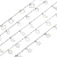 Immagine di 1 M 304 Acciaio Inossidabile Cavo Catena Per Risultati di Creazione di Gioielli Fai-da-te Fatti a Mano goffratura Tono Argento Con Ciondolo 1.5mm
