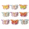 Picture of Polymer Clay Insect Beads For DIY Charm Jewelry Making Butterfly Animal Multicolor AB Color About 3.8cm x 2.4cm, Hole: Approx 1.4mm