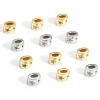 Picture of Brass Stylish Beads For DIY Jewelry Making Real Gold Plated Oval Pentagram Star Multicolor Rhinestone