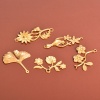 Picture of 304 Stainless Steel Pastoral Style Charms Gold Plated Leaf