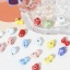Immagine di 10 Pz Ceramica Diatanziale Perline per la Creazione di Gioielli con Ciondoli Fai-da-te Palmo A Colori Misti Casuali