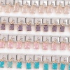 Image de 1 Pièce Bracelet à Maillons Breloques Italiens Accessories de Fabrication de Bracelets Bijoux DIY en 304 Acier Inoxydable Argent Mat Rectangle avec Pendentif 10mm x 9mm