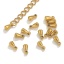 Image de 10 Pcs Chaîne d'Extension de Pendentifs pour Collier Bracelet en 304 Acier Inoxydable Respectueux de la Nature Goutte d'Eau