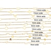 Image de 1 M Chaîne Maille ForçatAccessoires pour la Fabrication de Bijoux Faits à la Main en 304 Acier Inoxydable Géométrique Doré