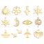 Immagine di 5 Pz Ottone Charms 14k Vero Oro Placcato