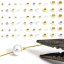 Image de 100 Pcs Perles à Sertir avec Couverture de Nœud Accessories pour DIY Fabrication de Bijoux en Laiton Multicolore