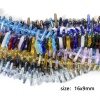 Изображение 1 Нитка Стеклянные Бисер для изготовления ювелирных украшений "Сделай сам, Треугольник Разноцветный Разноцветный 16мм x 9мм