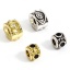 Picture of Brass Beads For DIY Jewelry Making Multicolor Cylinder