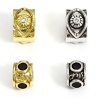 Picture of Brass Beads For DIY Jewelry Making Multicolor Cylinder